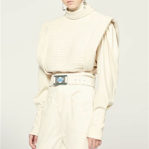 NWT Isabel Marant Carola Top (Size 34) in Black - Picture 2 of 16